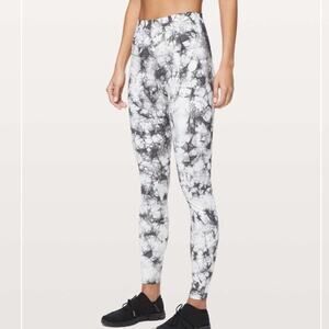 Lululemon Wunder Under High Rise Dual Shibori Tights